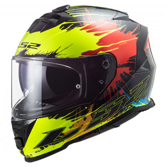 Integral LS2 Storm Drop Black Yellow Red FF800