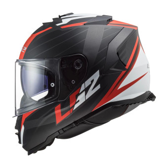 LS2 Storm II Nerve Matt Black Red FF800