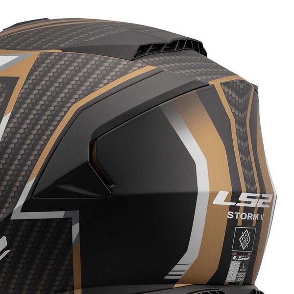 LS2 Rastreador Storm II Negro Oro FF800