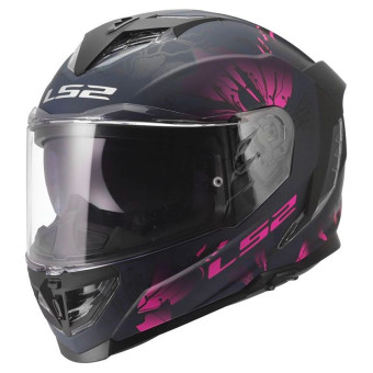 Casque Integral LS2 Storm III Burst Black Pink FF818