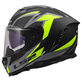 LS2 Storm III Dynamo Black H-V Yellow FF818