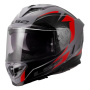Casque Integral LS2 Storm III Dynamo Grey Red FF818