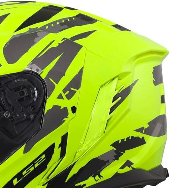 LS2 Storm III Kaos H-V Yellow FF818