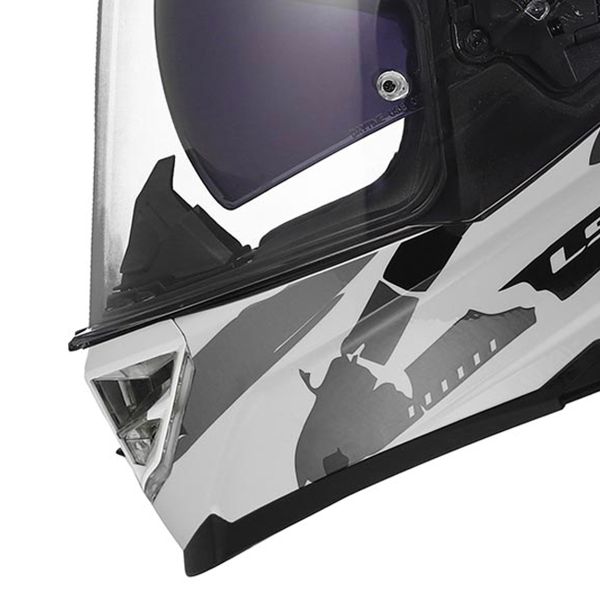 LS2 Storm III Kaos White Grey FF818