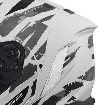 LS2 Storm III Kaos White Grey FF818