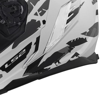 LS2 Storm III Kaos White Grey FF818