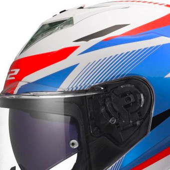 LS2 Storm III Komai White Blue Red FF818