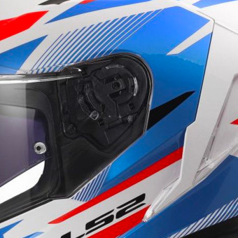 LS2 Storm III Komai White Blue Red FF818