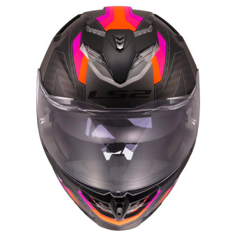 LS2 Storm III Sporty Grey Purple FF818