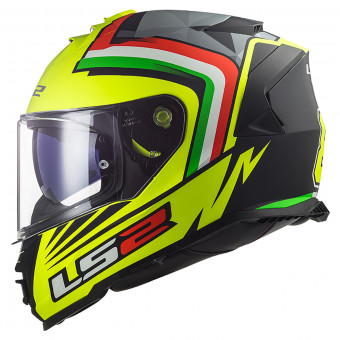 LS2 Storm Nepa Replica H-V Yellow Black FF800