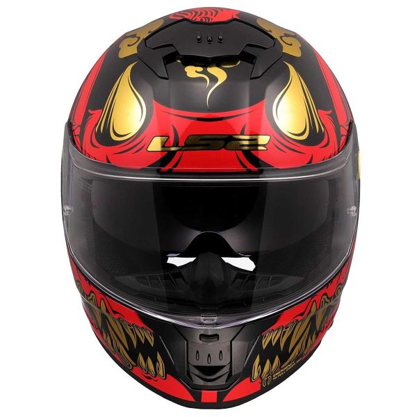 LS2 Stream II Drako Negro Rojo FF808