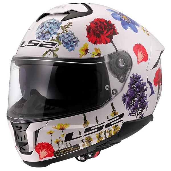 Integral LS2 Flores Stream II Blanco FF808 Integral LS2 Flores Stream II Blanco FF808