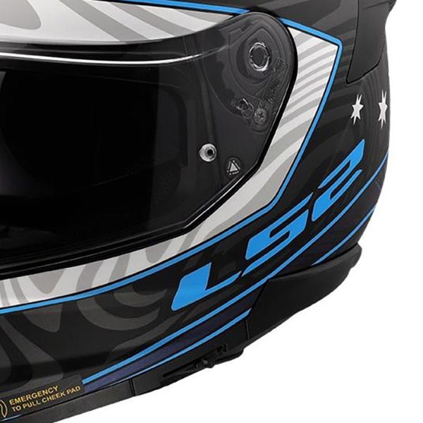 LS2 Stream II Galdam Negro Azul FF808