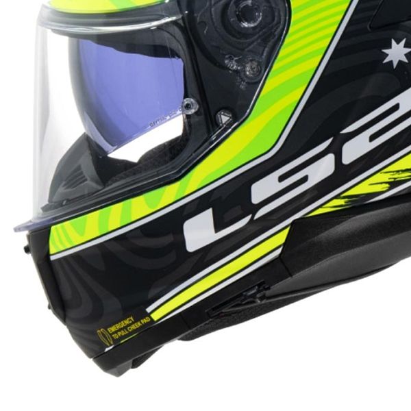 LS2 Stream II Galdam Negro H-Vis Amarillo FF808