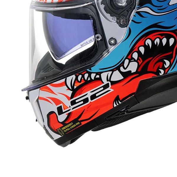LS2 Stream II Inferno Blanco Azul FF808