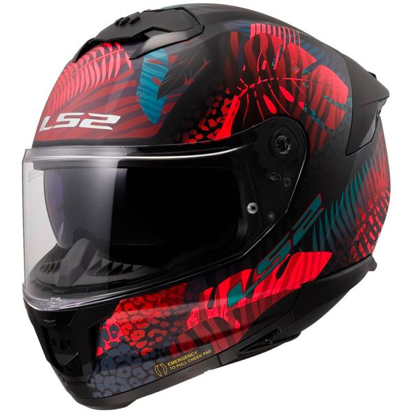 Integral LS2 Stream II Jungle Matt Black Pink Blue FF808 Integral LS2 Stream II Jungle Matt Black Pink Blue FF808