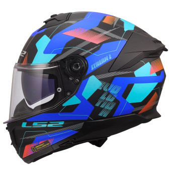 LS2 Stream II Mika Black Blue FF808
