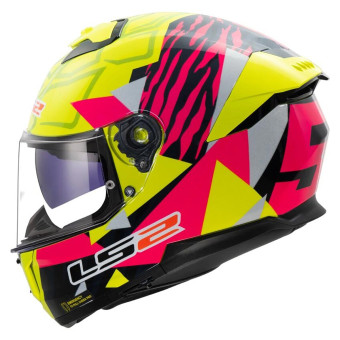 Integral LS2 Stream II Tiger H-Vis Amarillo Rosa FF808