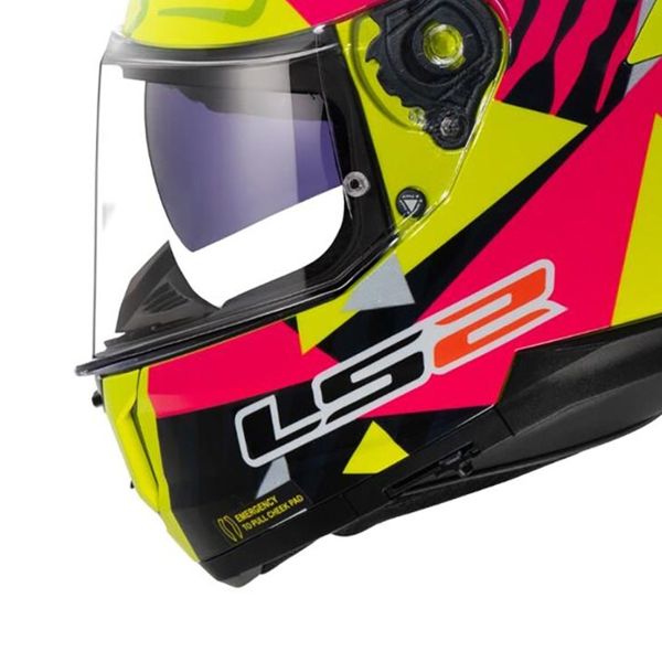 LS2 Stream II Tiger H-Vis Amarillo Rosa FF808