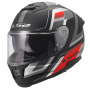 Casque Integral LS2 Stream II Vintage Black Grey Red FF808