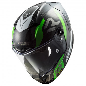 LS2 Thunder C Supra Fluo Green White FF805