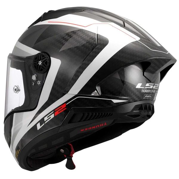 LS2 Thunder GP Aero Raute Blanco Gris FF805