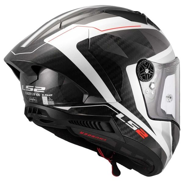 LS2 Thunder GP Aero Raute Blanco Gris FF805