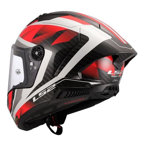 LS2 Thunder GP Aero Raute Blanco Rojo FF805