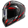 Casque Integral LS2 Vector II Alizer Black Red FF811