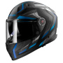 Casque Integral LS2 Vector II Alizer Matt Black Blue FF811