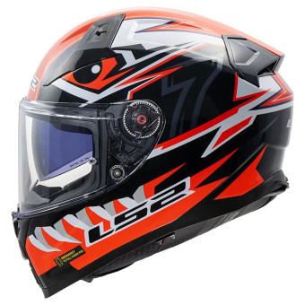 Integral LS2 Vector II Buntri Negro Rojo FF811
