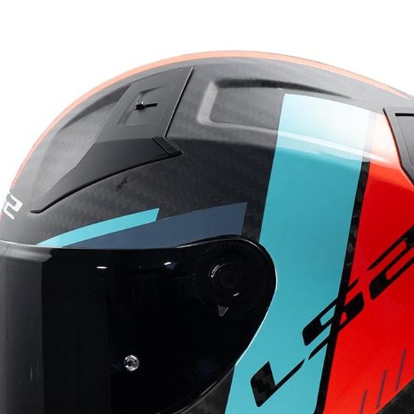 LS2 Vector II C Grid Rojo Cian FF811