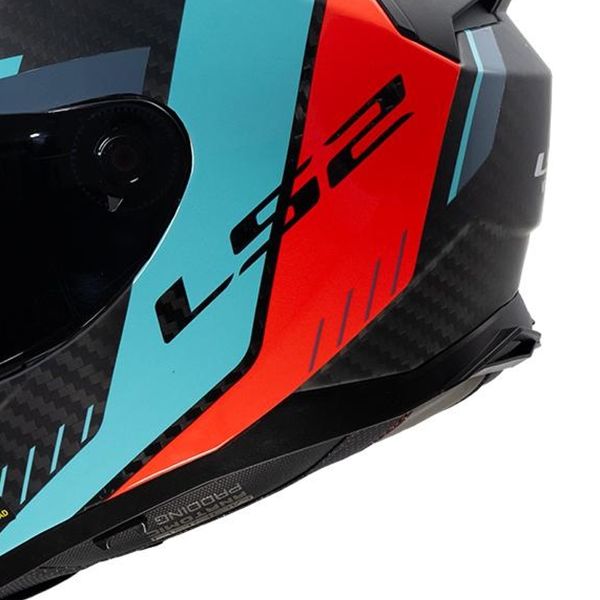 LS2 Vector II C Grid Rojo Cian FF811