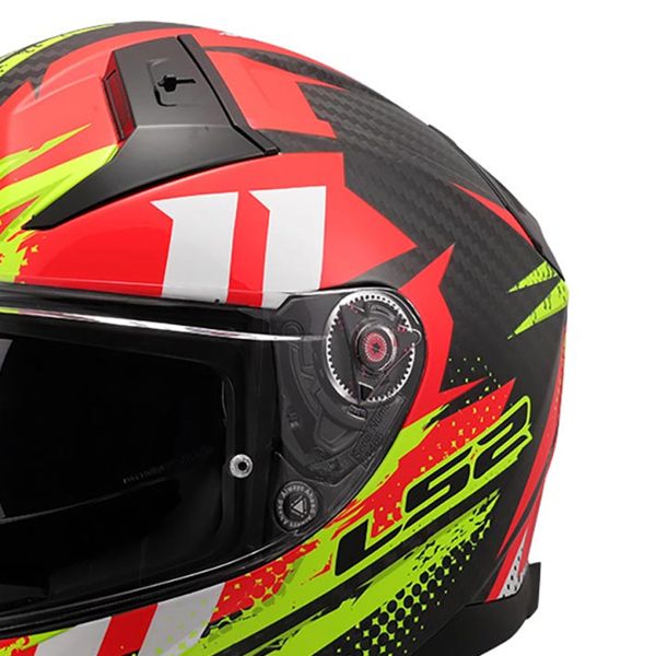 LS2 Vector II C Tantic Rojo H-Vis Amarillo FF811