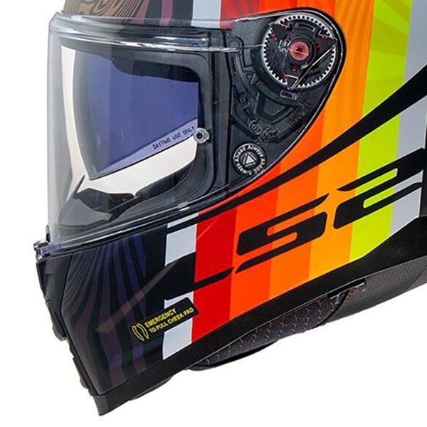 LS2 Vector II Freedom Camaleón Negro FF811