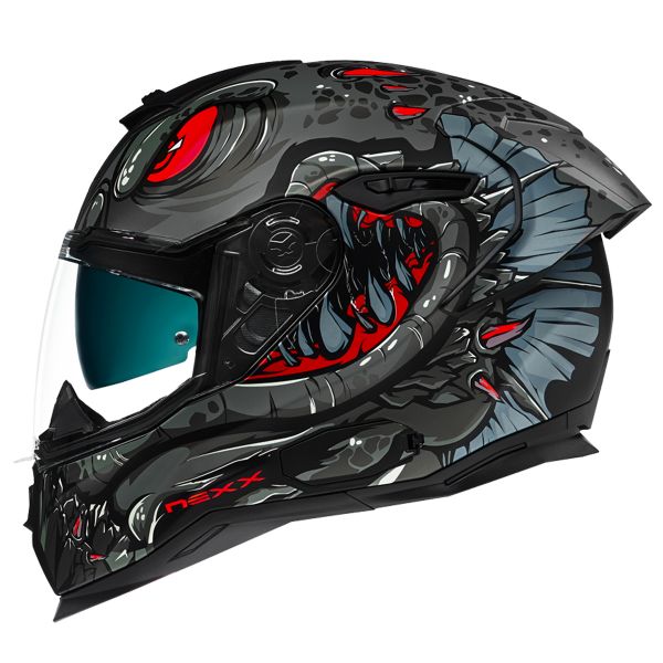 Integral Nexx SX.100R Abisal Black Red Matt