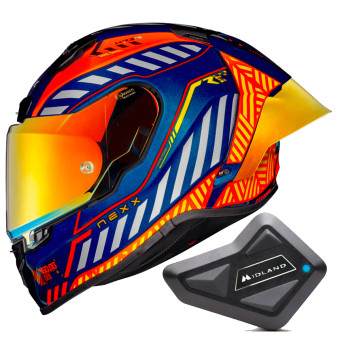 Integral Nexx X.R3R Out Brake Orange + Kit Bluetooth BT Mini