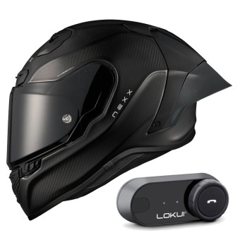 Integral Nexx X.R3R Zero Pro 2 Carbon Black Matt + Kit Bluetooth Lokui K30