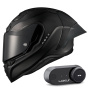 Casque Integral Nexx X.R3R Zero Pro 2 Carbon Black Matt + Kit Bluetooth Lokui K30