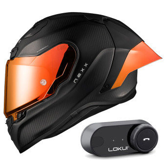 Integral Nexx X.R3R Zero Pro 2 Carbon Red Matt + Kit Bluetooth Lokui K30