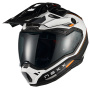 Casque Integral Nexx X.Rally Raid White Orange