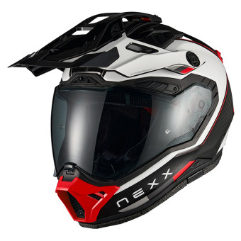 Casque Integral Nexx X.Rally Raid White Red