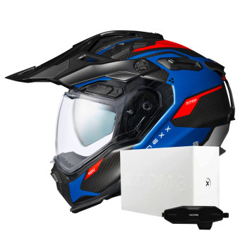 Casque Integral Nexx X.WED3 Keyo Blue Red Matt + X.COM 3 Casque Integral Nexx X.WED3 Keyo Blue Red Matt + X.COM 3