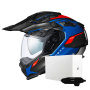 Casque Integral Nexx X.WED3 Keyo Blue Red Matt + X.COM 3