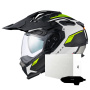 Casque Integral Nexx X.WED3 Keyo White Neon Matt + X.COM 3 Pro