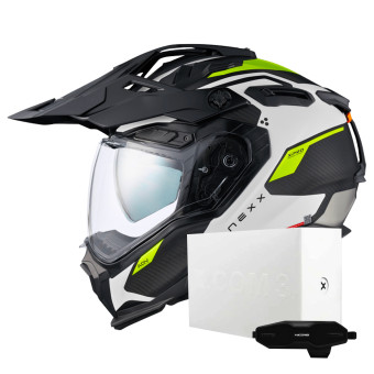 Casque Integral Nexx X.WED3 Keyo White Neon Matt + X.COM 3 Casque Integral Nexx X.WED3 Keyo White Neon Matt + X.COM 3