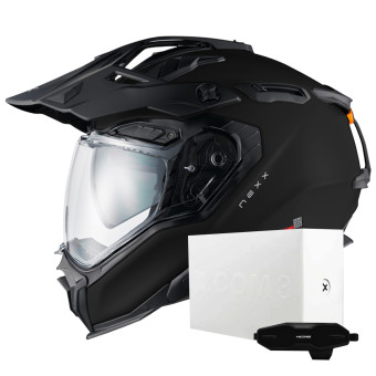 Casque Integral Nexx X.WED3 Plain Black Matt + X.COM 3 Casque Integral Nexx X.WED3 Plain Black Matt + X.COM 3