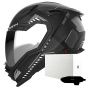 Casque Integral Nexx X.WST3 Fluence Black Silver Matt + X.COM 3 Pro