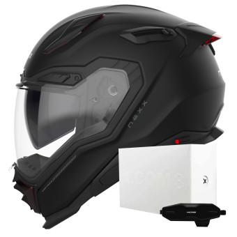 Casque Integral Nexx X.WST3 Plain Black Matt + X.COM 3 Casque Integral Nexx X.WST3 Plain Black Matt + X.COM 3
