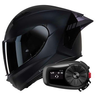 Integral Nolan N60-6 Sport Argento 333 + Kit Bluetooth 5S Solo